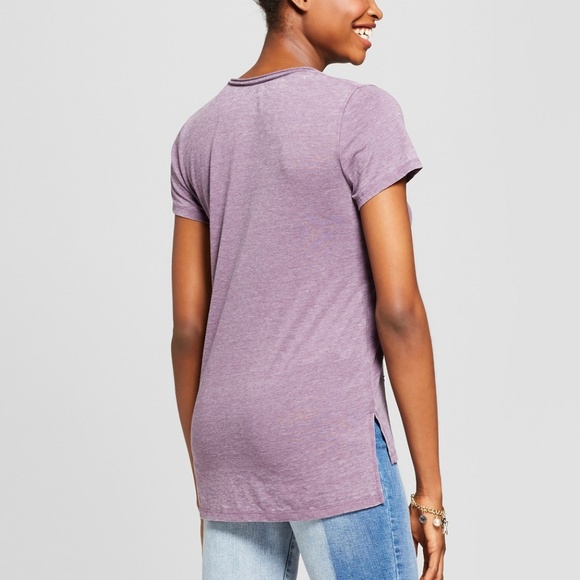 NWT Namastay in Be Purple Graphic T-shirt, XS - Picture 2 of 2